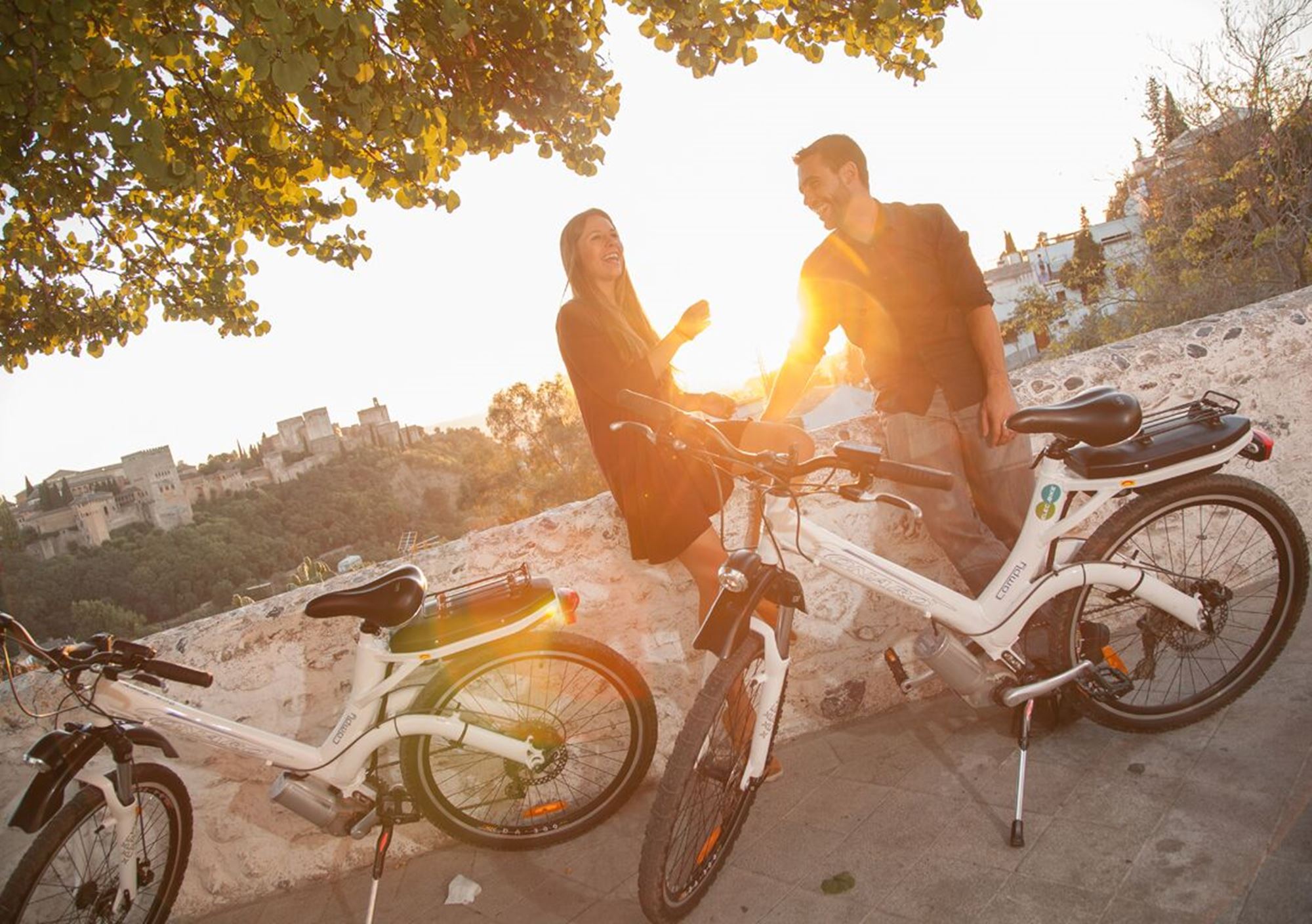 visitas a en bicicleta electrica Electric Bike al Albayzín y Sacromonte de Granada